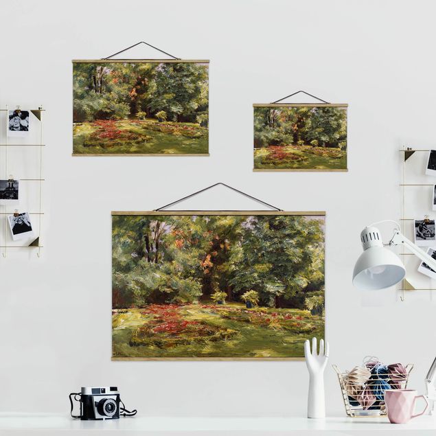 Art posters Max Liebermann - Flower Terrace Wannseegarten