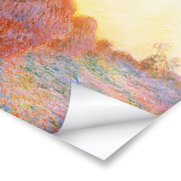 Contemporary art prints Claude Monet - Haystack In Sunlight