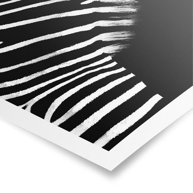 Prints modern Zebra Safari Art