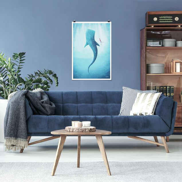 Art posters The Whale Shark