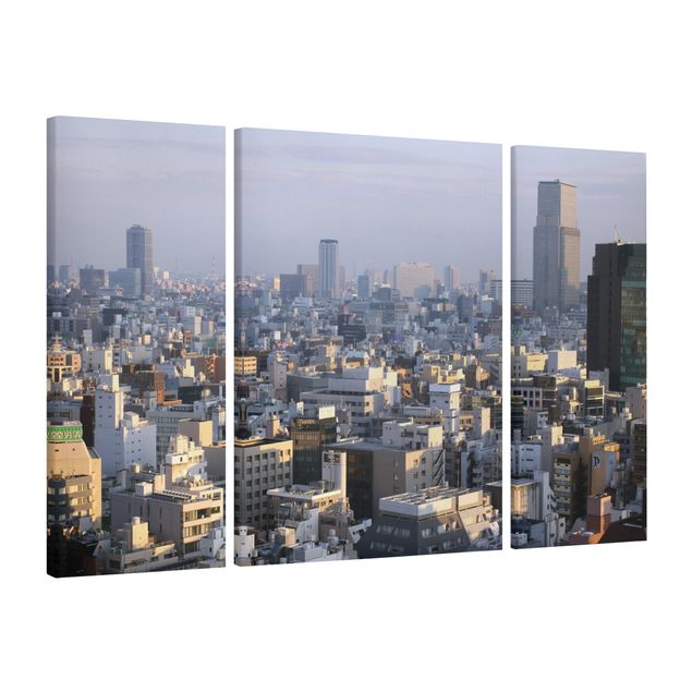 Modern art prints Tokyo City