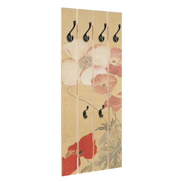 Wall coat hanger Yun Shouping - Poppy Flower