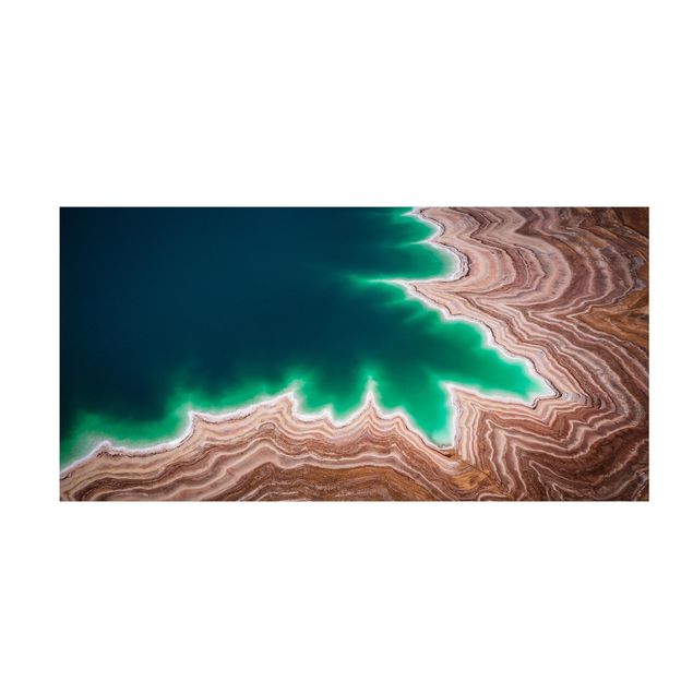 contemporary rugs Layered Landscape At The Dead Sea