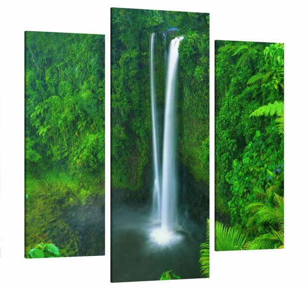 Waterfall canvas wall art Heavenly Waterfall