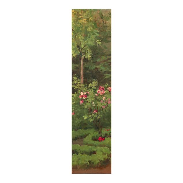 Pointillism art Camille Pissarro - A Rose Garden