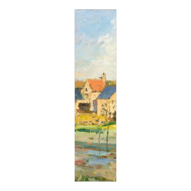 Pointillism art Camille Pissarro - Landscape Near Pontoise