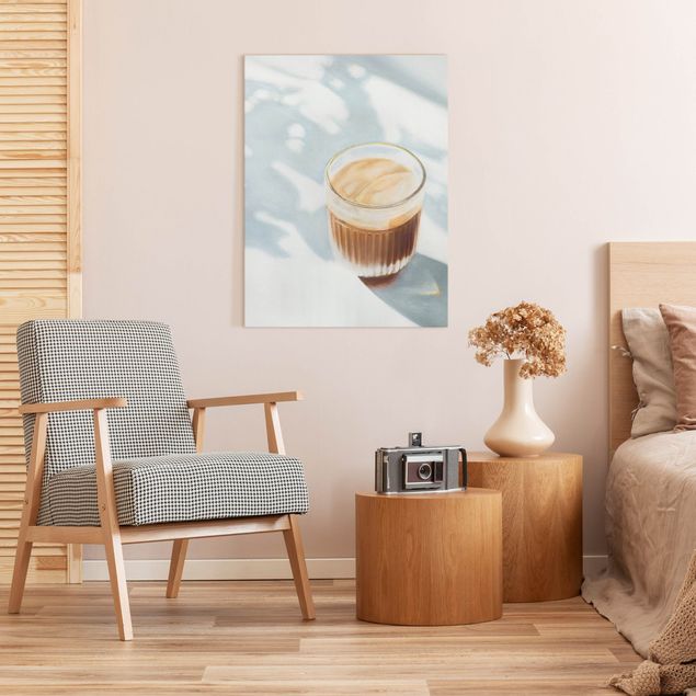 Italy canvas wall art Cappuccino for breakfast