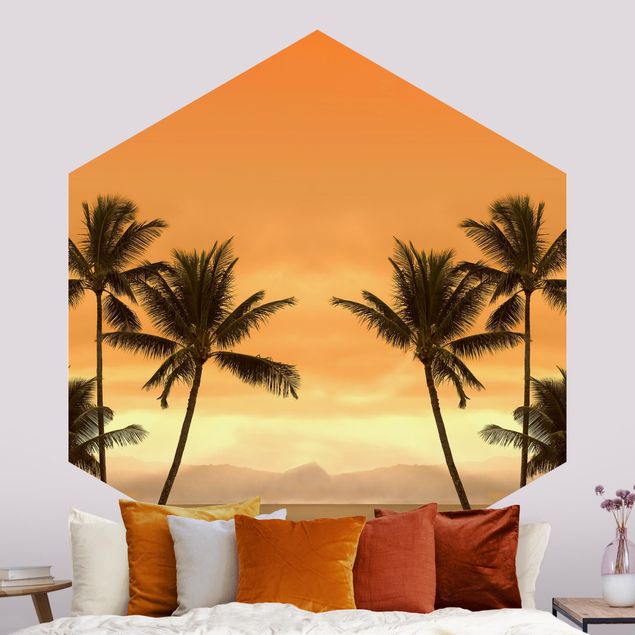 Wallpapers sunset Caribbean Sunset II