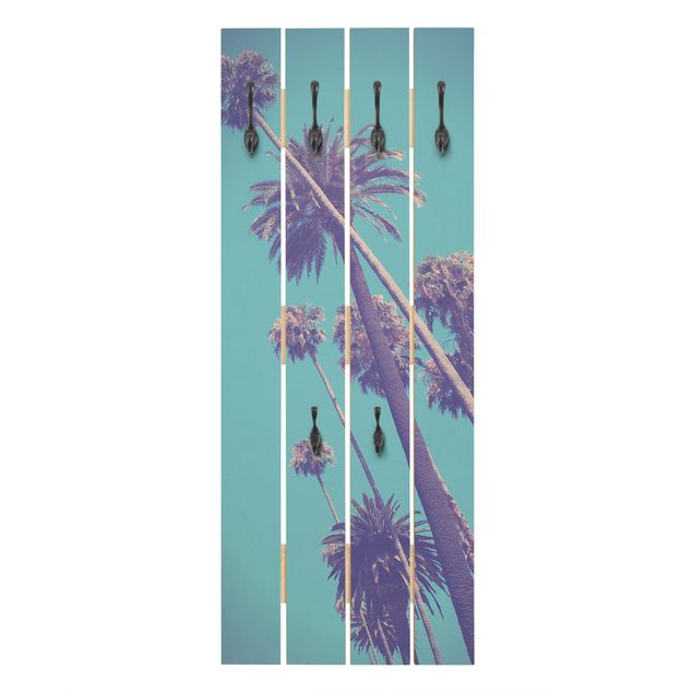 Wall mounted coat rack Tropical Plants Palm Trees And Sky