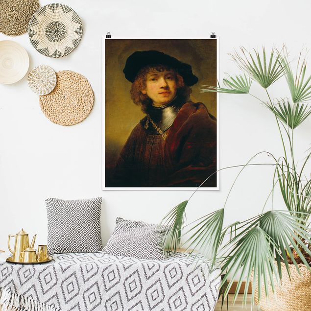 Art style Rembrandt van Rijn - Self-Portrait