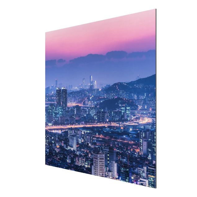 Modern art prints Skyline Of Seoul