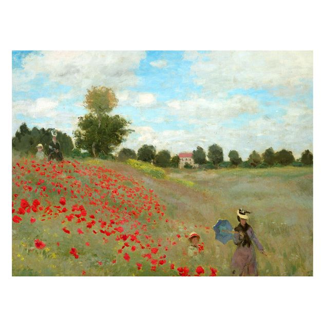 Impressionist art Claude Monet - Poppy Field Near Argenteuil