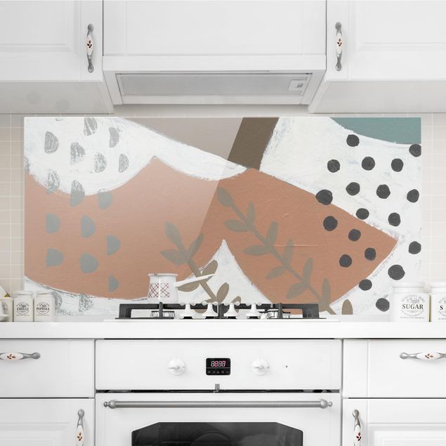 Kitchen Carnival Of Shapes In Salmon I