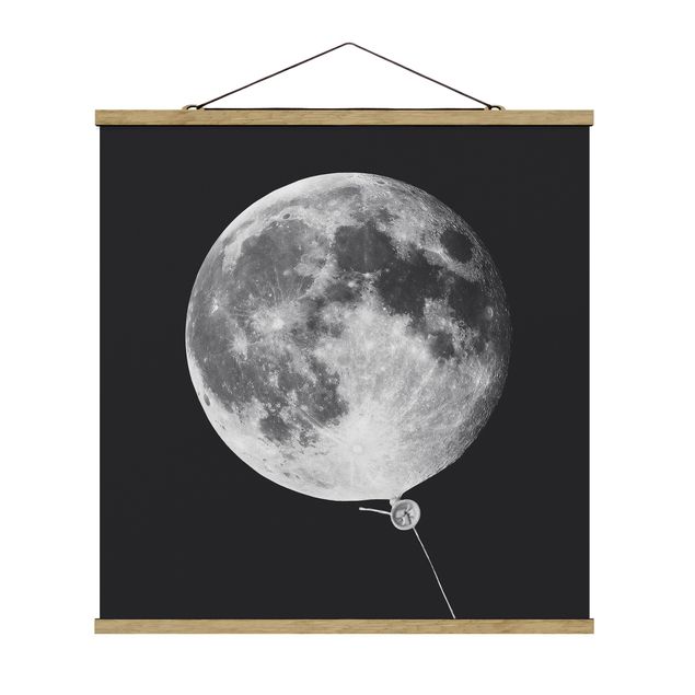 Prints modern Balloon With Moon