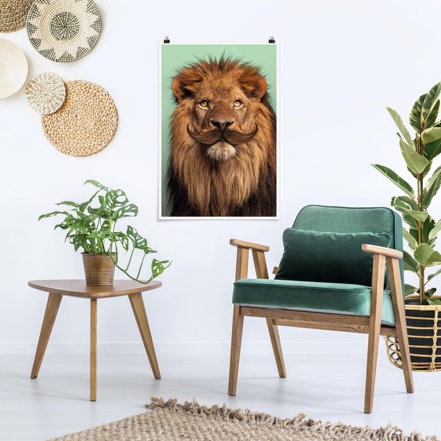 Kids room decor Lion With Beard