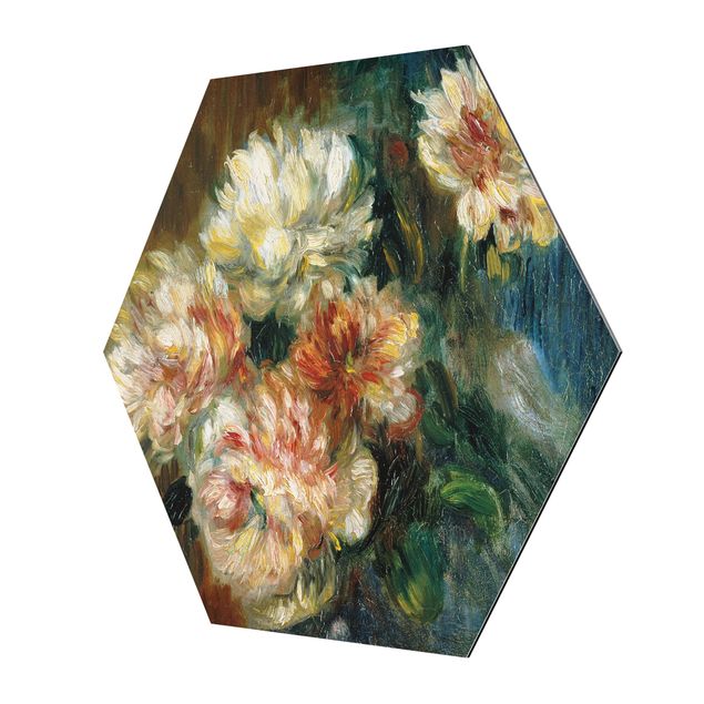 Floral prints Auguste Renoir - Vase of Peonies