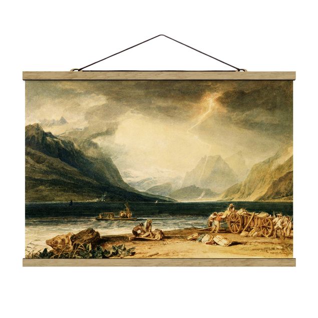 Mountain prints William Turner - The Lake of Thun, Switzerland