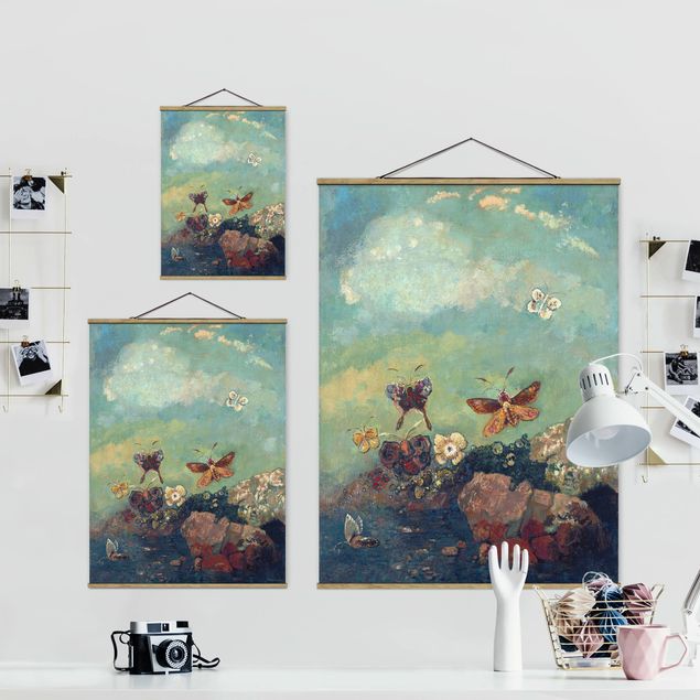 Prints modern Odilon Redon - Butterflies