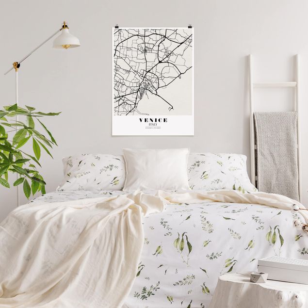 World map poster Venice City Map - Classic