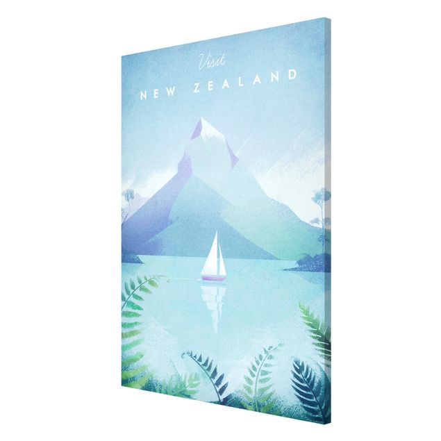 Mountain prints Travel Poster - New Zealand
