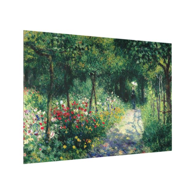 Glass splashback art print Auguste Renoir - Women In The Garden
