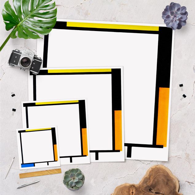 Mondrian art Piet Mondrian - Composition II