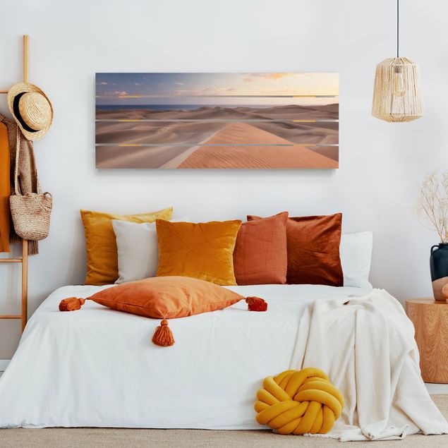 Wood prints landscape View Of Dunes