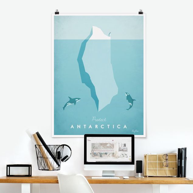 Kitchen Travel Poster - Antarctica