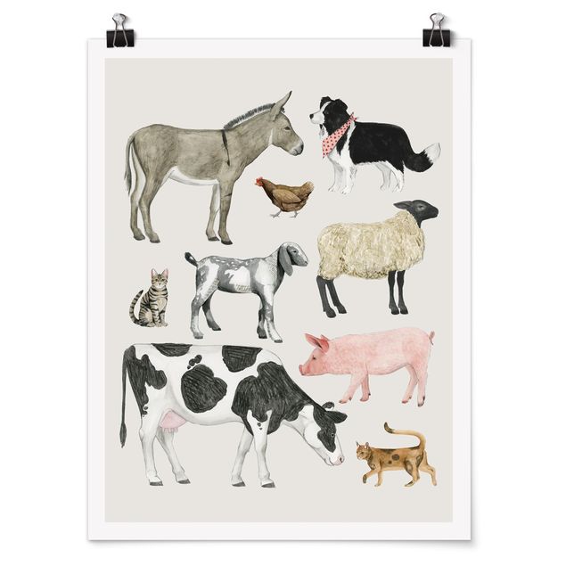 Family print Farm Animal Family II