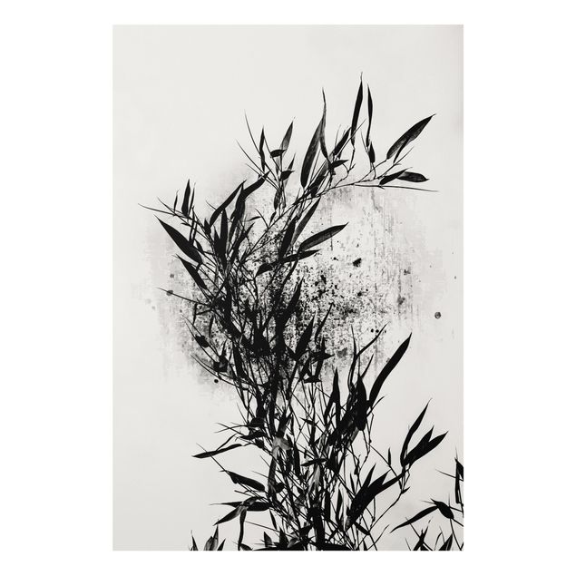 Prints fishes Graphical Plant World - Black Bamboo
