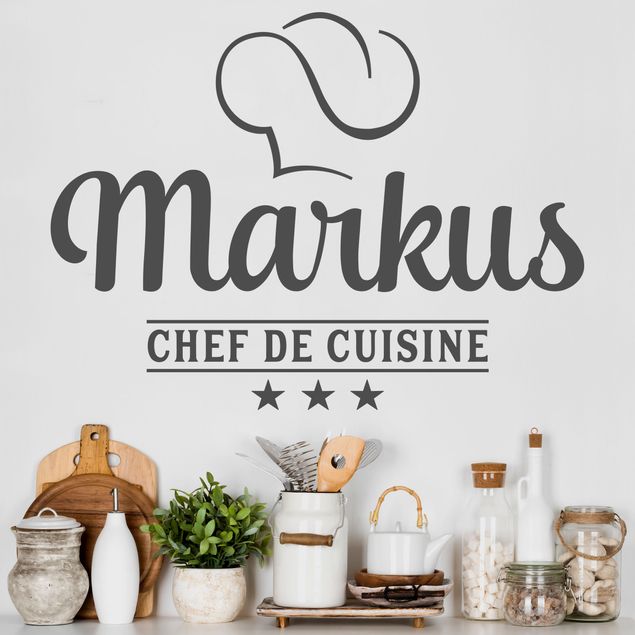 Kitchen Chef De Cuisine With Desirable Name
