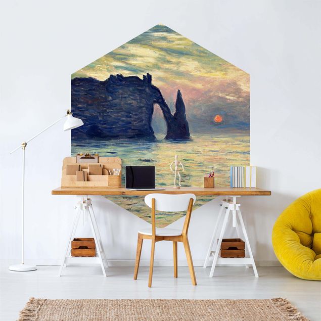 Art styles Claude Monet - Rock Sunset