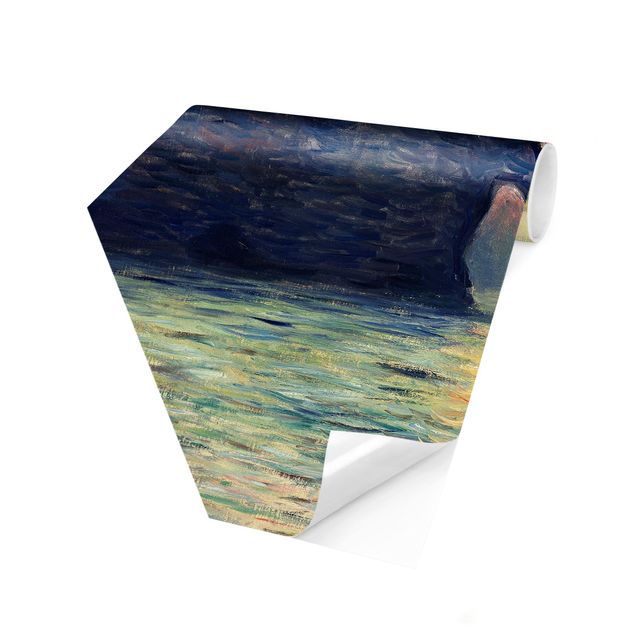 Wallpapers coast Claude Monet - Rock Sunset