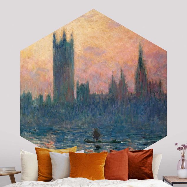Wallpapers sunset Claude Monet - London Sunset