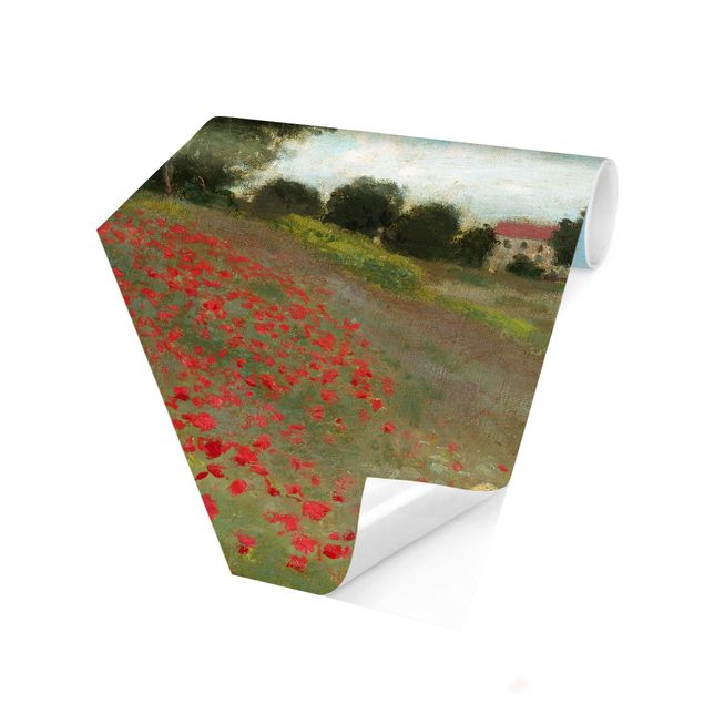 Wallpapers flower Claude Monet - Poppy Field At Argenteuil