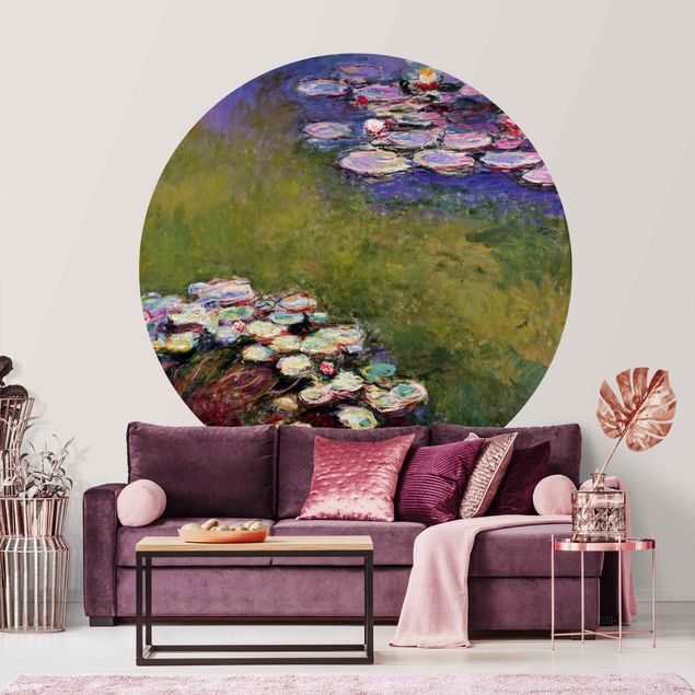 Rose flower wallpaper Claude Monet - Water Lilies