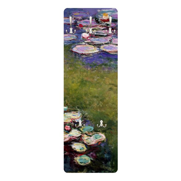 Green coat rack Claude Monet - Water Lilies
