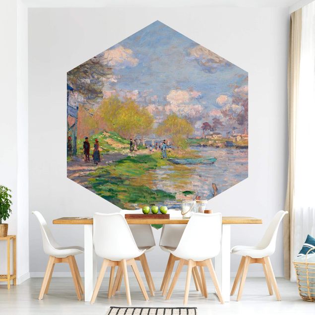 Modern wallpaper designs Claude Monet - River Seine