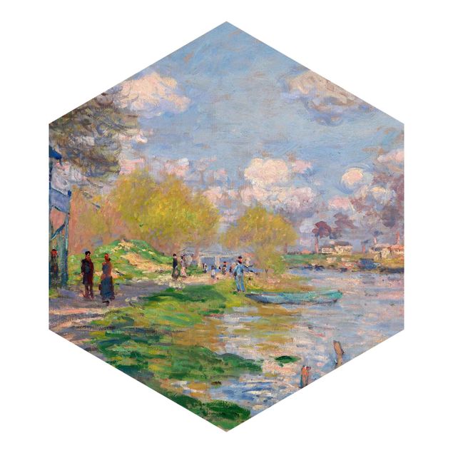 Wallpapers architecture and skylines Claude Monet - River Seine