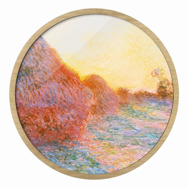 Art prints Claude Monet - Straw Barn