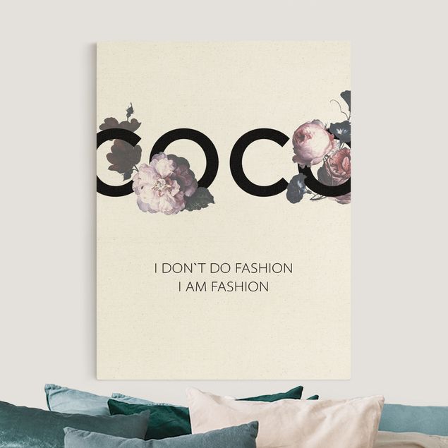 Rose canvas COCO - I dont´t do fashion Roses