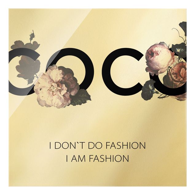 Prints COCO - I dont´t do fashion Roses