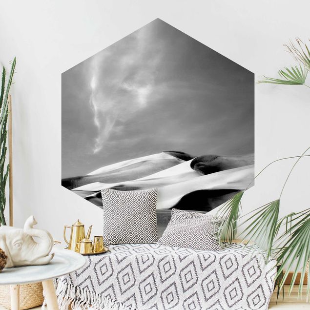 Black and white aesthetic wallpaper Colorado Dunes Black And White