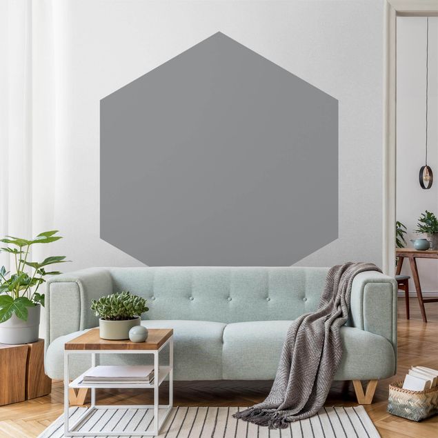 Hexagonal wallpapers Colour Cool Gray