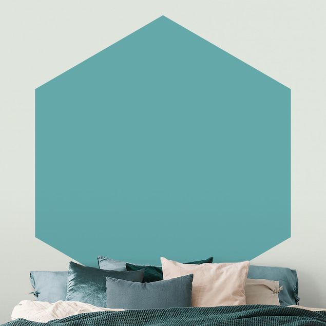 Contemporary wallpaper Colour Turquoise