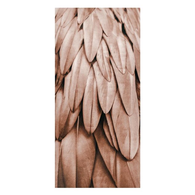 Modern art prints Feathers In Rosegold