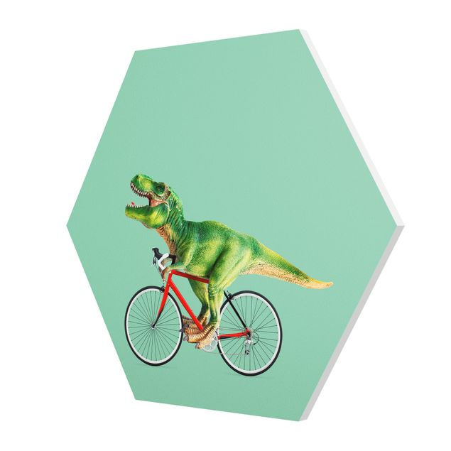 Forex prints Dinosaur With Bicycle