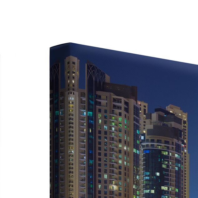 Prints Dubai Night Skyline