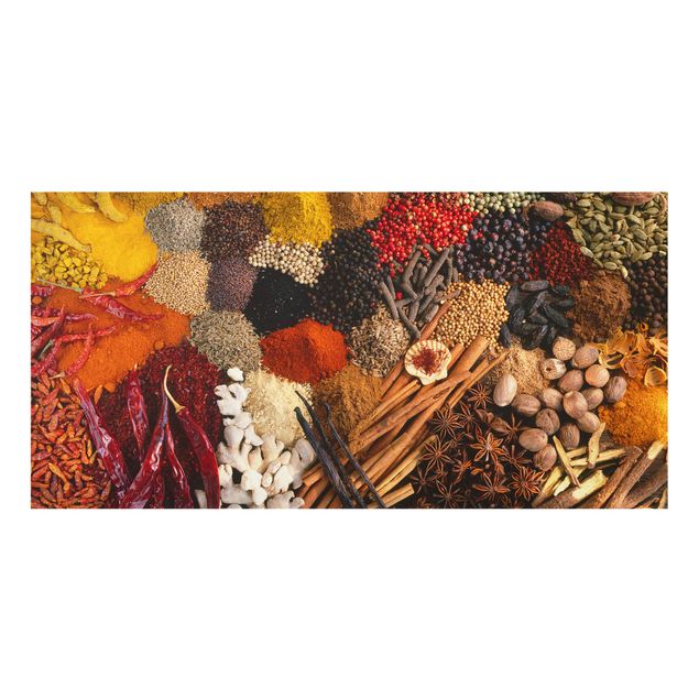 Glass Splashback - Exotic Spices - Landscape 1:2