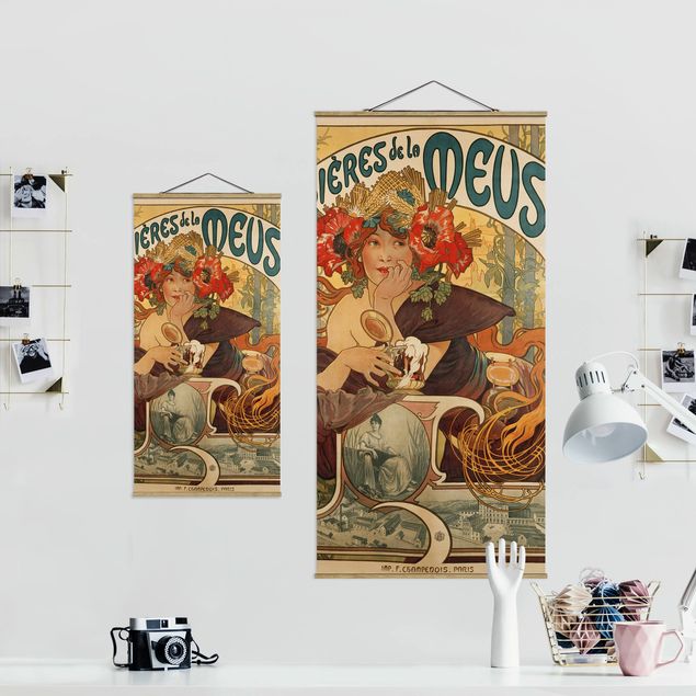 Vintage posters Alfons Mucha - Poster For La Meuse Beer